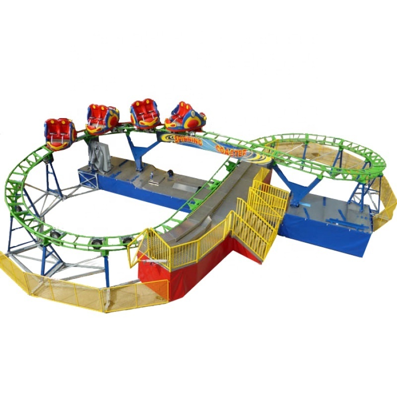 attraction kids amusement park rides Track Length Spinning Roller Coaster for sale