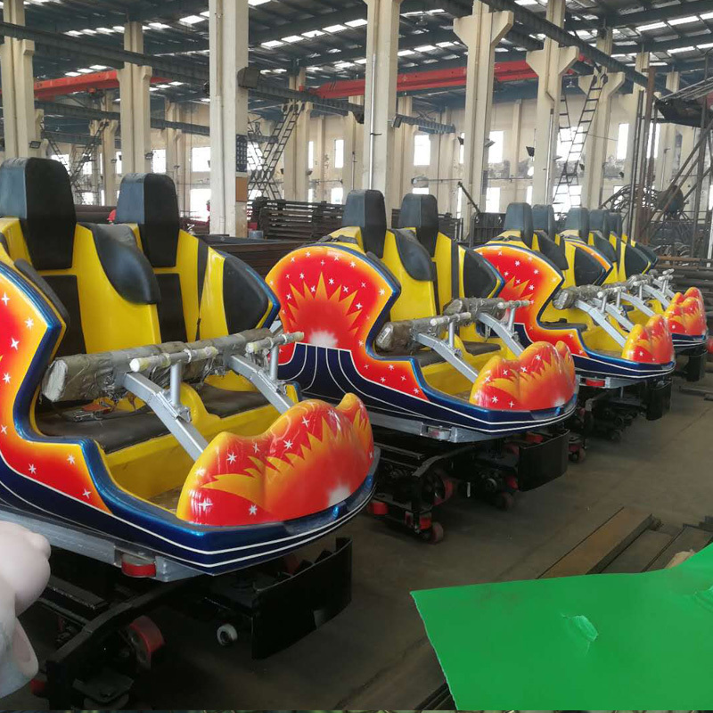 outdoor amusement park equipment roller coaster for children