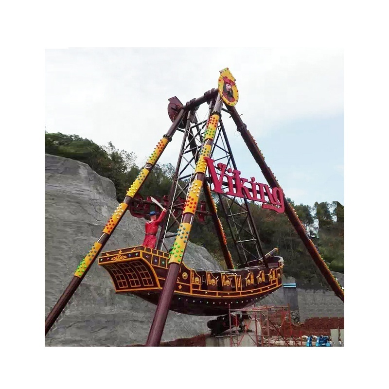 Popular Amusement Park Rides cheap price Viking Boat  Rides 24 seats Pirate Ship for sale