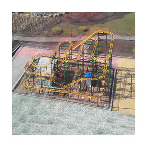 outdoor amusement park equipment roller coaster for children