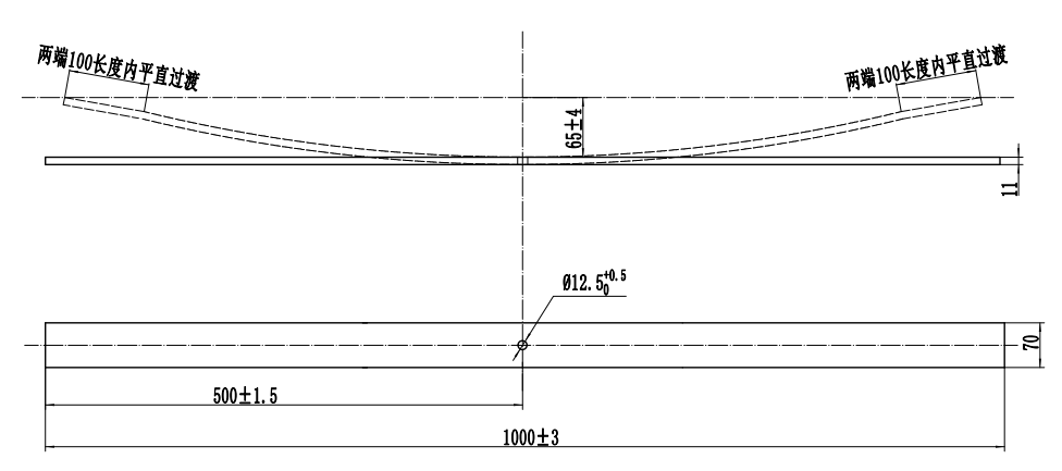 Isuzu npr leaf springs suspension single leaf for truck spare parts