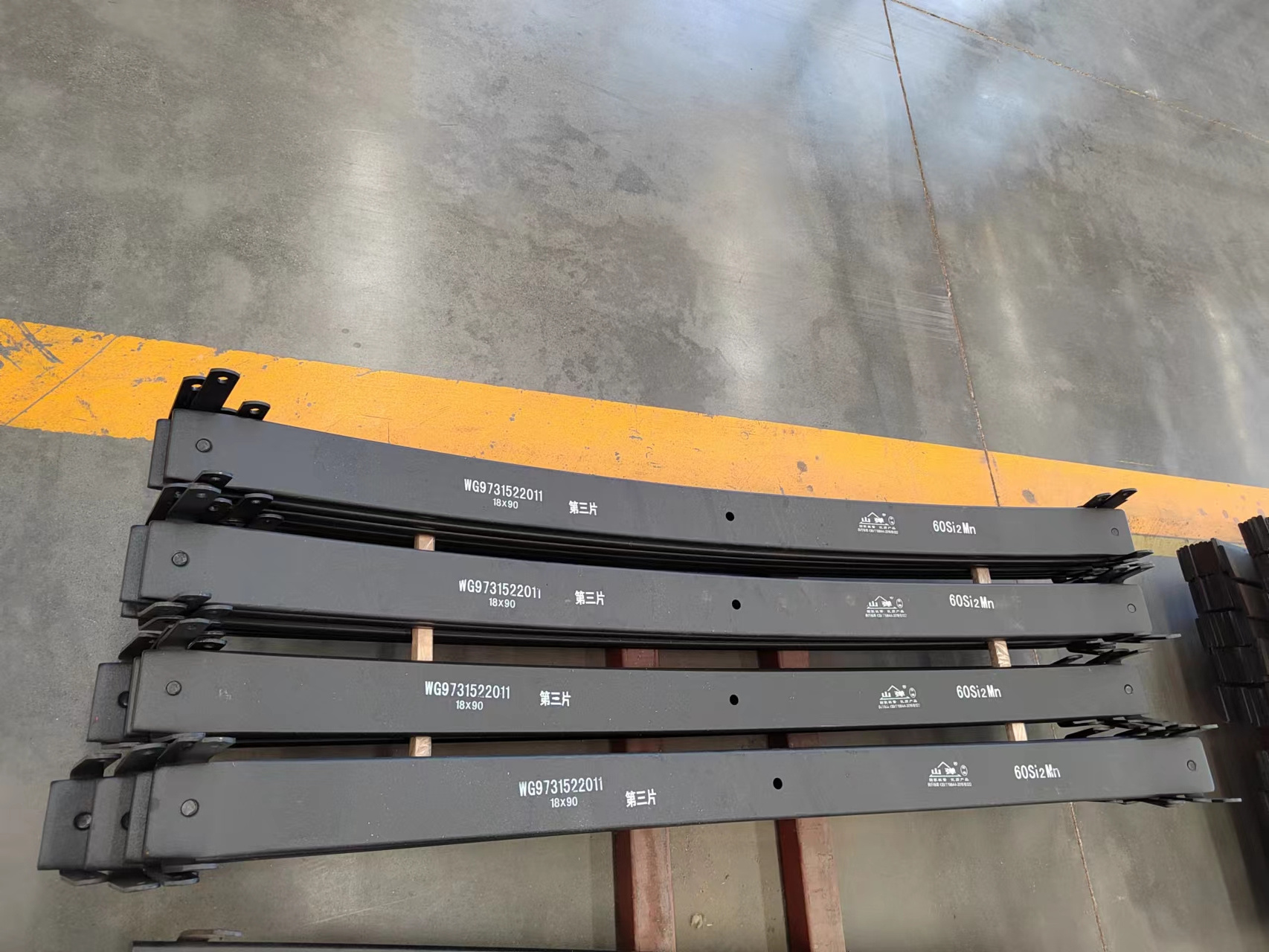 dump truck leaf spring for  Howo Sinotruk suspension leaf spring plate