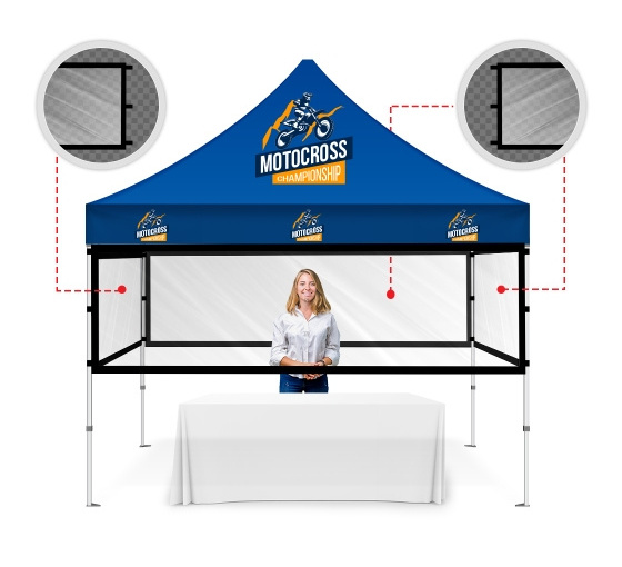 Pop Up Canopy Tent Portable Market Event Tent Heavy Duty Canopy for Outdoor Barbecue and Grill Catering