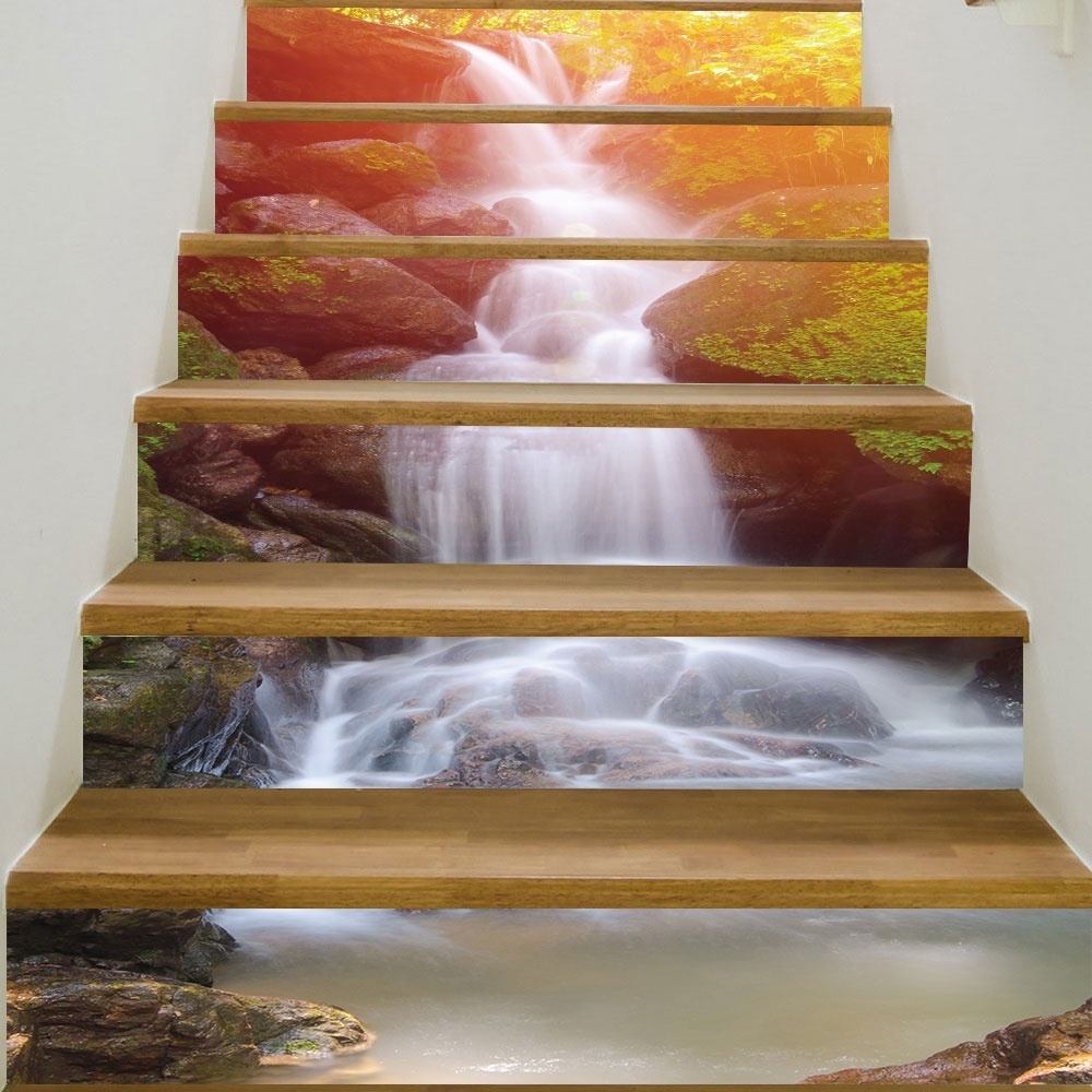 Self-Adhesive Stairs Risers Stickers Vinyl Wall Sticker