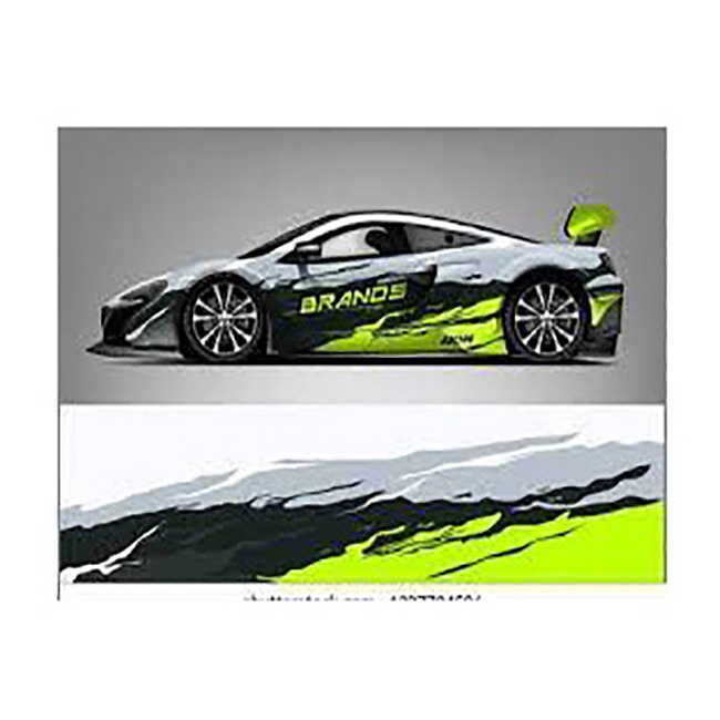 2023 Hot sale custom logo wall stickers rally car stickers decoration car wrap vinyl stickers