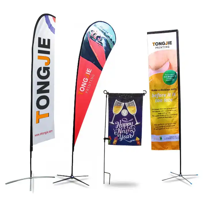 Promotional And Business Sports Games Car Wash Beach Flag Flying Banner with Cheap Factory Price