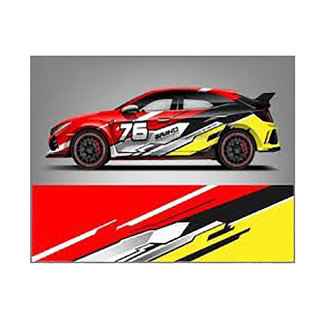 2023 Hot sale custom logo wall stickers rally car stickers decoration car wrap vinyl stickers