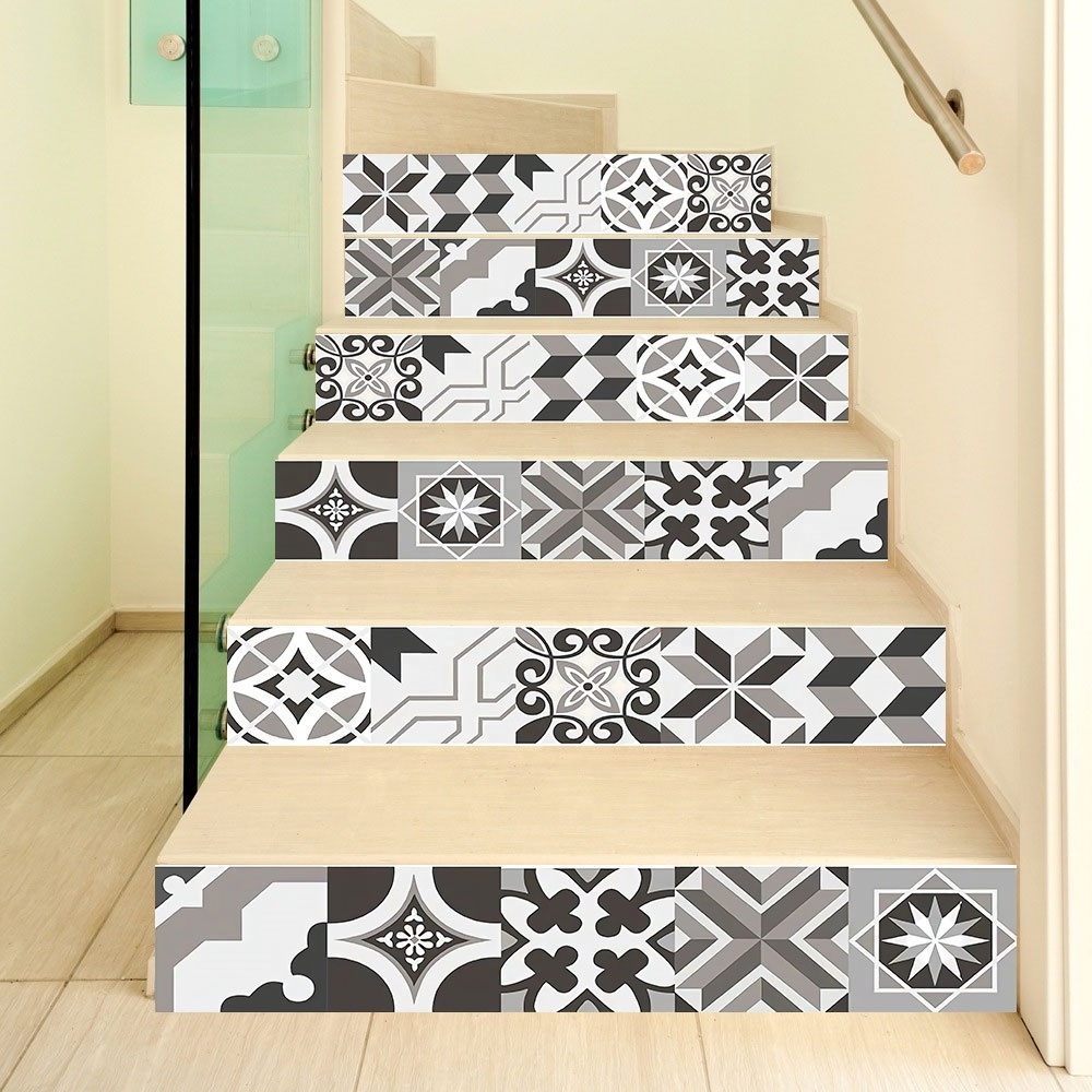 Self-Adhesive Stairs Risers Stickers Vinyl Wall Sticker