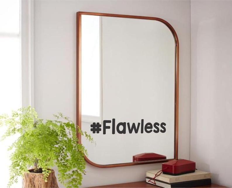 Digital printing wall mirror sticker Glass Sticker