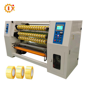 GL-213 Adhesive tape machine BOPP adhesive packing tape jumbo roll slitting rewinding machine