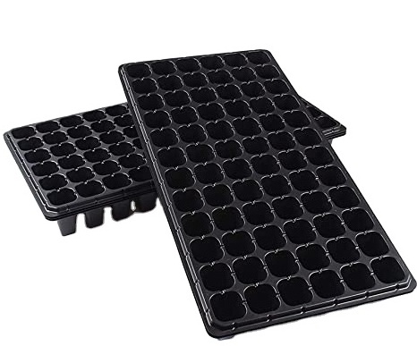 Cheap tomato plant seedling plug tray with cover and pallet