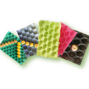 One Or Two Layers Kraft Paper Fruits And Vegetables Protective Packing Tray paper mold pulp fruit tray