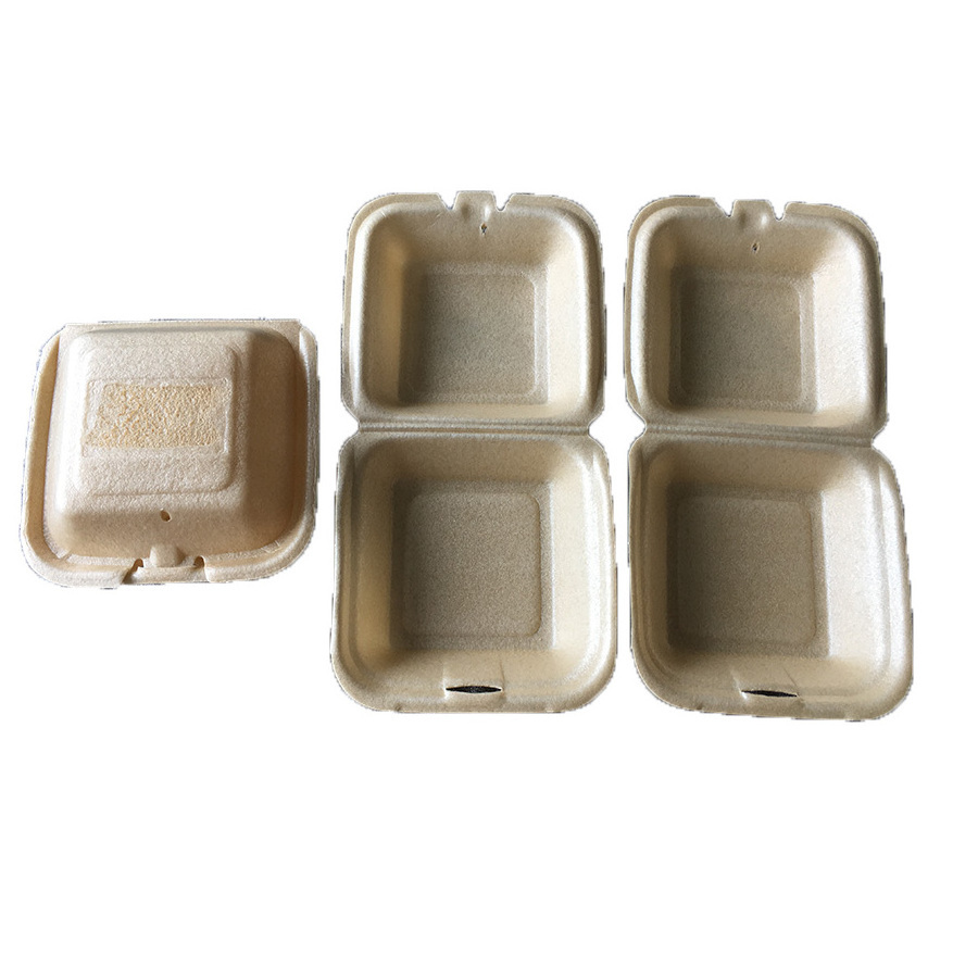 Single Compartment Biodegradable Disposable Food Container PLA Foam Box To Go