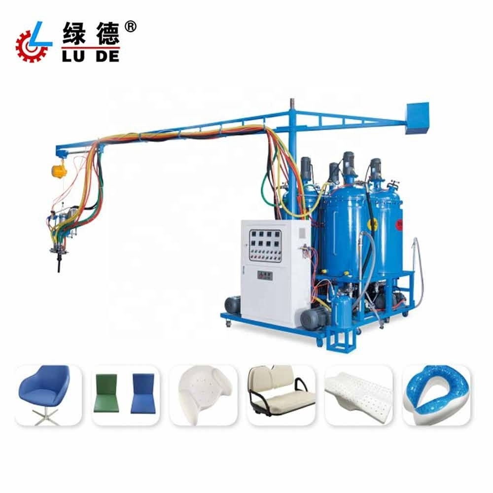 LD803 Foshan Four Components Polyurethane PU Foam Machine for decoration furniture rigid foam and flexible foam