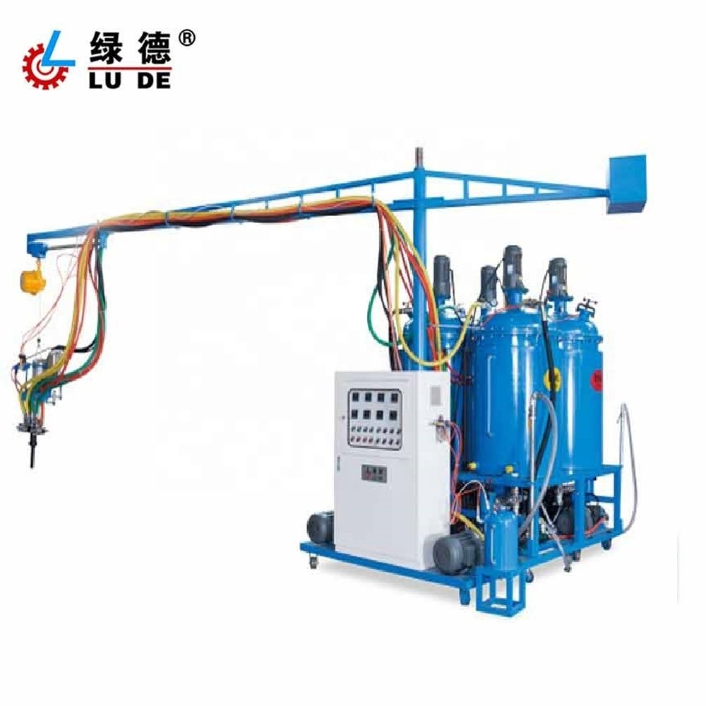 LD803 Foshan Four Components Polyurethane PU Foam Machine for decoration furniture rigid foam and flexible foam