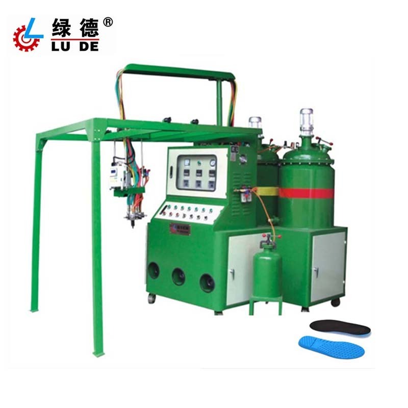 Automatic carousel PU insole outsole safety shoe union shoe injection molding machine