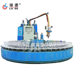 36/42/48/60 Stations Automatic PU Shoe insole and outsole Molding Machine and Production Line