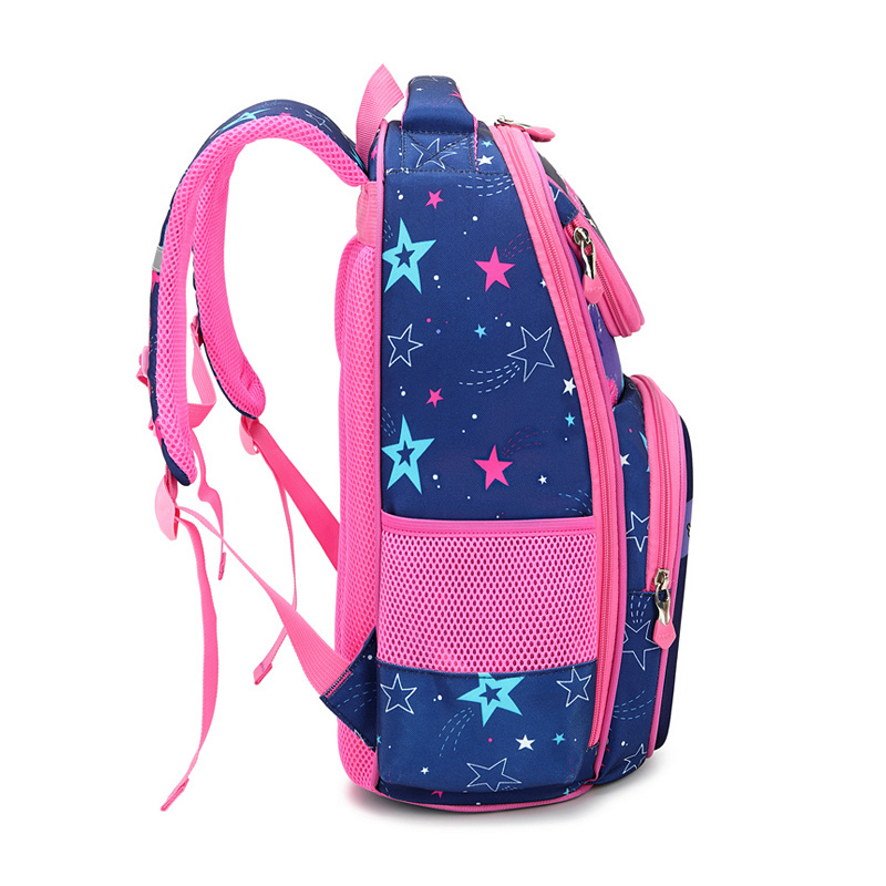 Wholesale Lightweight Primary Anime School Bag Customized Student Safty Strip Fluorescence School Bags Mochilas