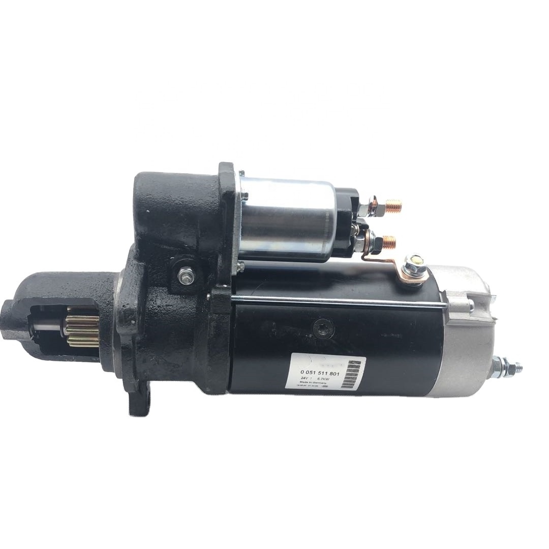 OEM 0051511801  0001371012 Truck Spare Part Starter Assy Car Quantity OEM Time Engine Packing Assembly Normal