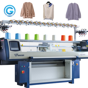 computerized fully automatic jacquard pattern 2 system sweater knitting machine