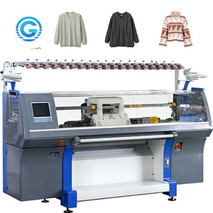 Double system method new condition set up comb computerized flat knitting machine