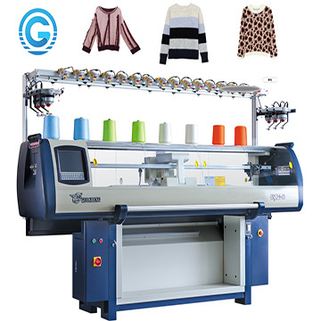 High speed Computerized automatic knitting machine for sweater and t shirtscarf for kids and woman and man