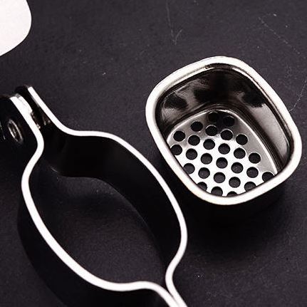 Durable kitchen gadgets food manual stainless steel crusher mincer ginger chopper press garlic crusher garlic press handheld