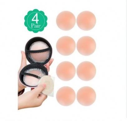 nipple cover Stock 4pcs/set 2018 Sexy Ladies Breast Lift Up Silicone Reusable Biological Women Nipple Cover sexy nipple cover