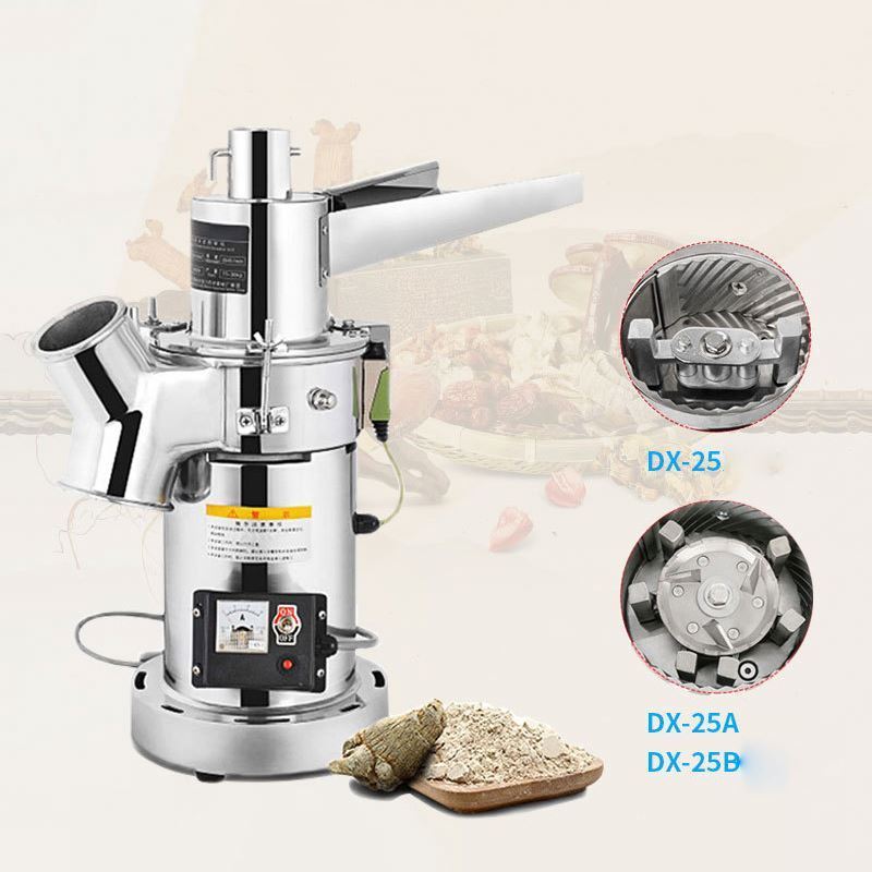 Sus304 Dust Remove Coarse Crusher Grinding Grinder Pulverizer Rice Flour Sugar Cane Sugar Turmeric Nutmeg Powder