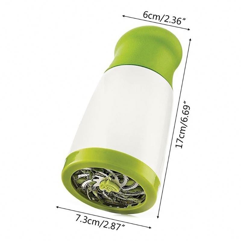 2023 Hot-Selling Vegetable Cutter Rosemary Spice Mill Parsley Shredder Pepper Grinder Manual Herb Grinder for Kitchen