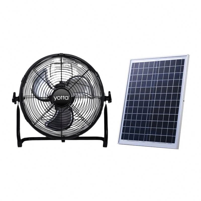 Solar Panel Power Lithium Battery Stand 12V Solar Fan