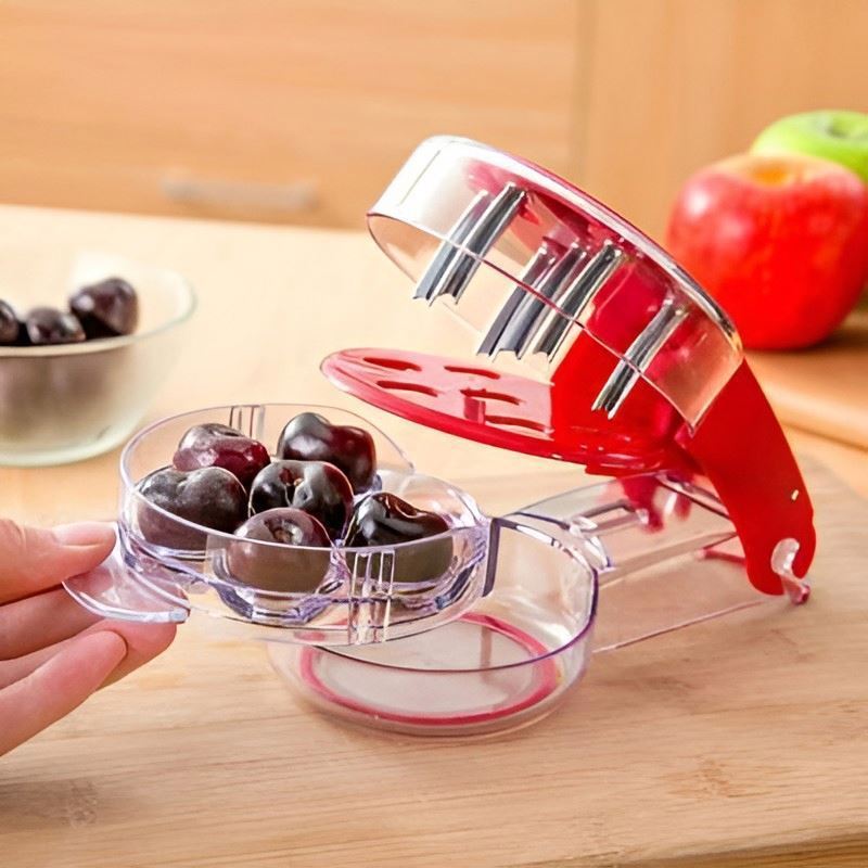 Quickly pit up to 6 cherries at once Easy Kitchen Tool Olive Pitter Progressive Cherry Pitter