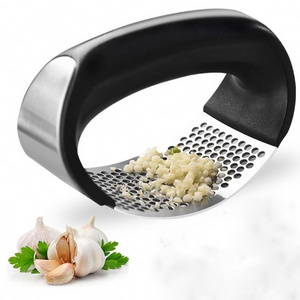 Stainless Steel Garlic Press Manual Garlic Mincer Roller Slicer for Ginger Nuts Fruit Vegetable Tools