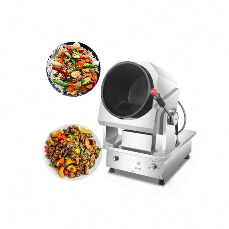 Commercial Custom Intelligent Multifunction Stir Fry Machine Automatic Rotary Stir-fry Meat Cooking Machine