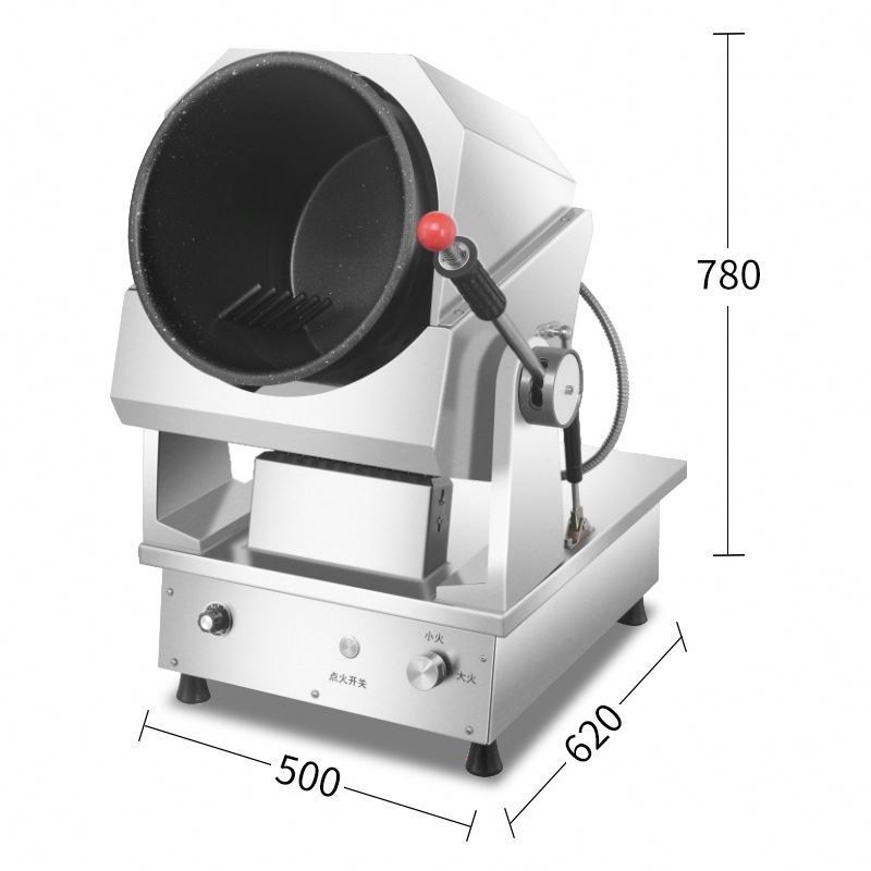 Fried Rice Machine Restaurant Kitchen Electric Automatic Stir Fry Machine Cooking Robot Rotating Fried Rice Robot Cooker