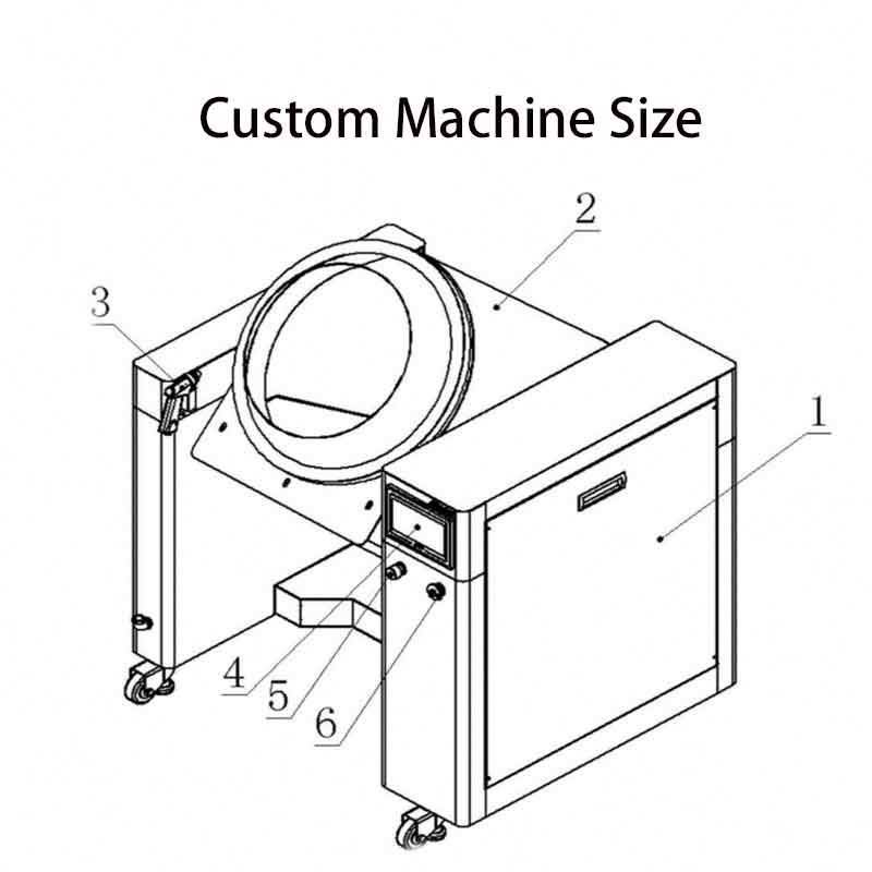 Restaurant Intelligent Robot Cooker Rotating Automatic Wok Cooking Machine Fry Fried Rice Machine