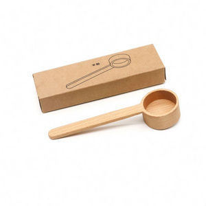 Wooden Measuring Coffee Scoop Set Ground Coffee Spoon in Walnut Wood Measuring Tablespoon for Coffee Beans Protein Powder