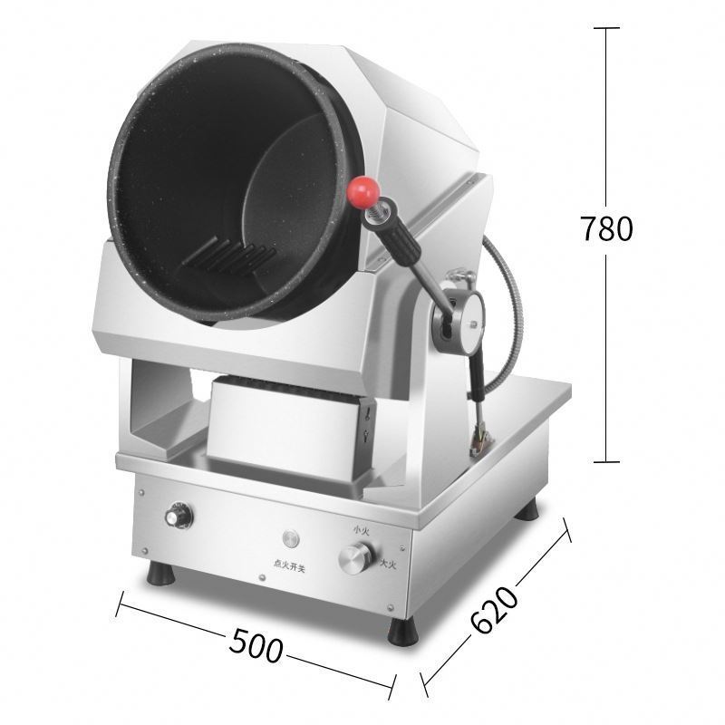 Commercial Custom Intelligent Multifunction Stir Fry Machine Automatic Rotary Stir-fry Meat Cooking Machine