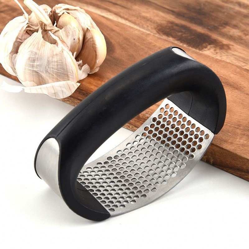 Stainless Steel Garlic Press Manual Garlic Mincer Roller Slicer for Ginger Nuts Fruit Vegetable Tools