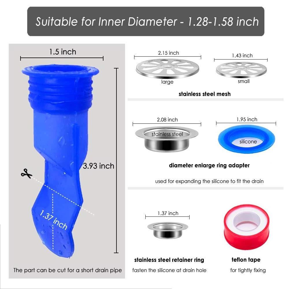 Deodorant Silicone Core Insect Control Backflow Preventer One Way Valve Bathroom Pipes Tube In Toilet Floor Drain Seal Drain