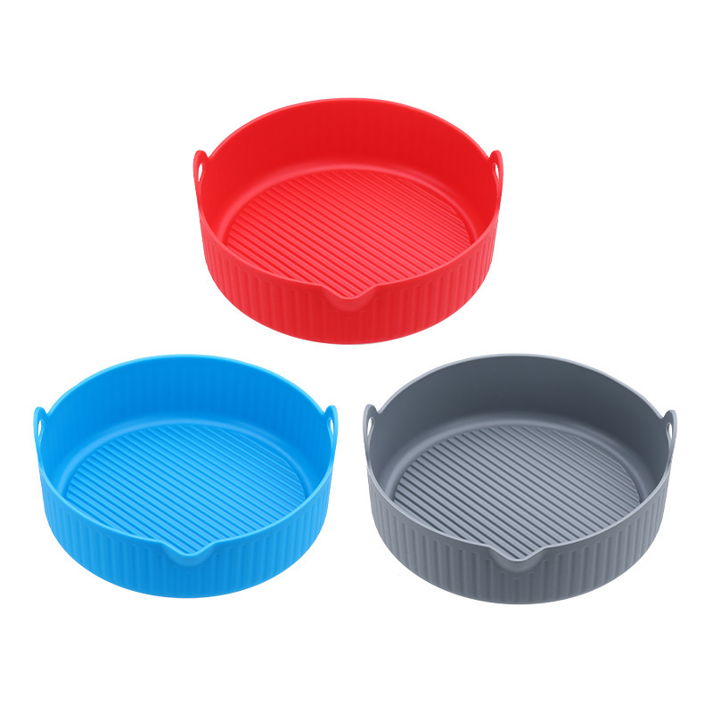 Customized Reusable Durable Non-stick Heat-resistant BPA-free Non-toxic Food Safe Air Fryer Silicone Pot Liner