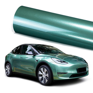 Green Series Color TPU Vinyl Wrap Anti Scratching Car Body Color PPF Super Gloss Hydrophobic Color TPU Car Wrapping Film