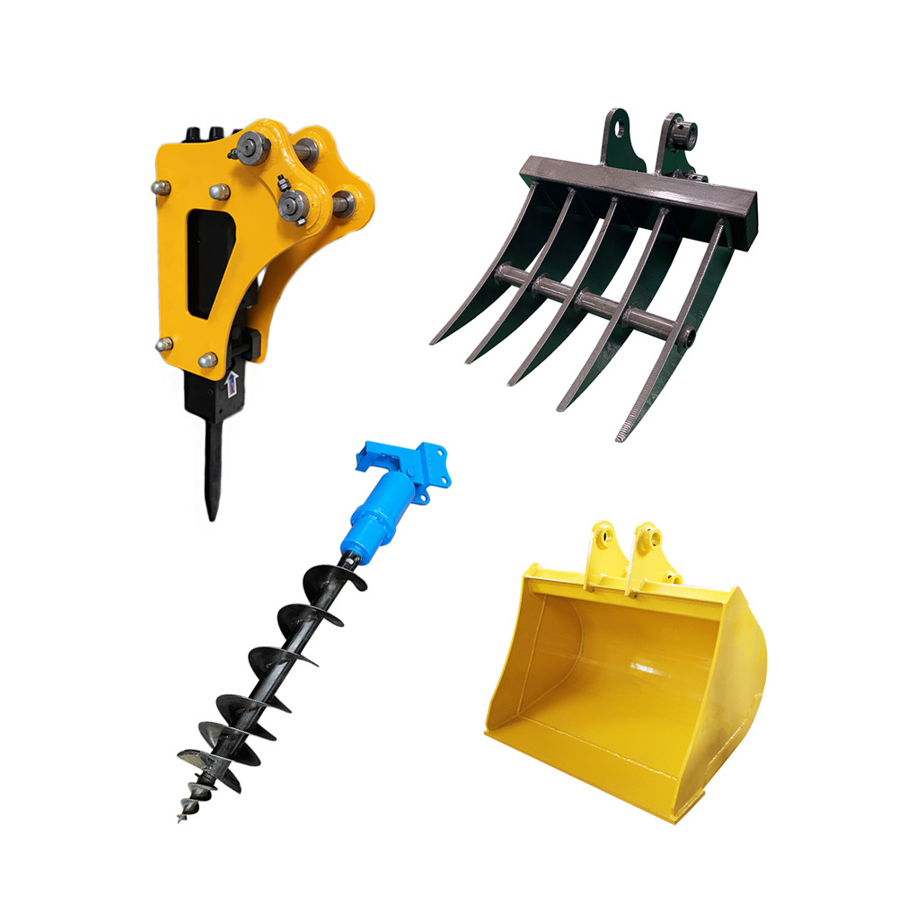 Rippa Construction Machinery Attachments Excavator Parts Bucket/thumb/earth Auger/quick Hitch/hydraulic Breaker Hammer