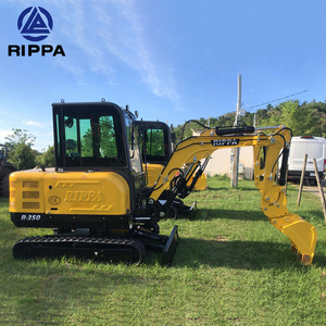 Rippa Small Mini Excavators Machine 3t 4t 5t 4 5 3 Ton Crawler Bagger Digger Mini Excavator