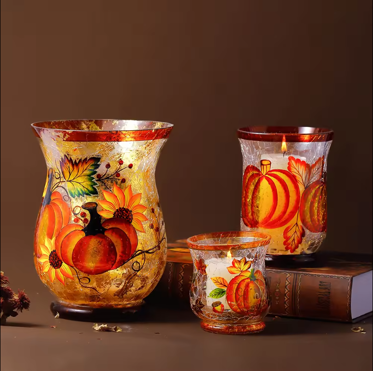 Wedding Home Big Round Glass Candle Holder Technology Wholesale Price Glass Jar Candle Holder