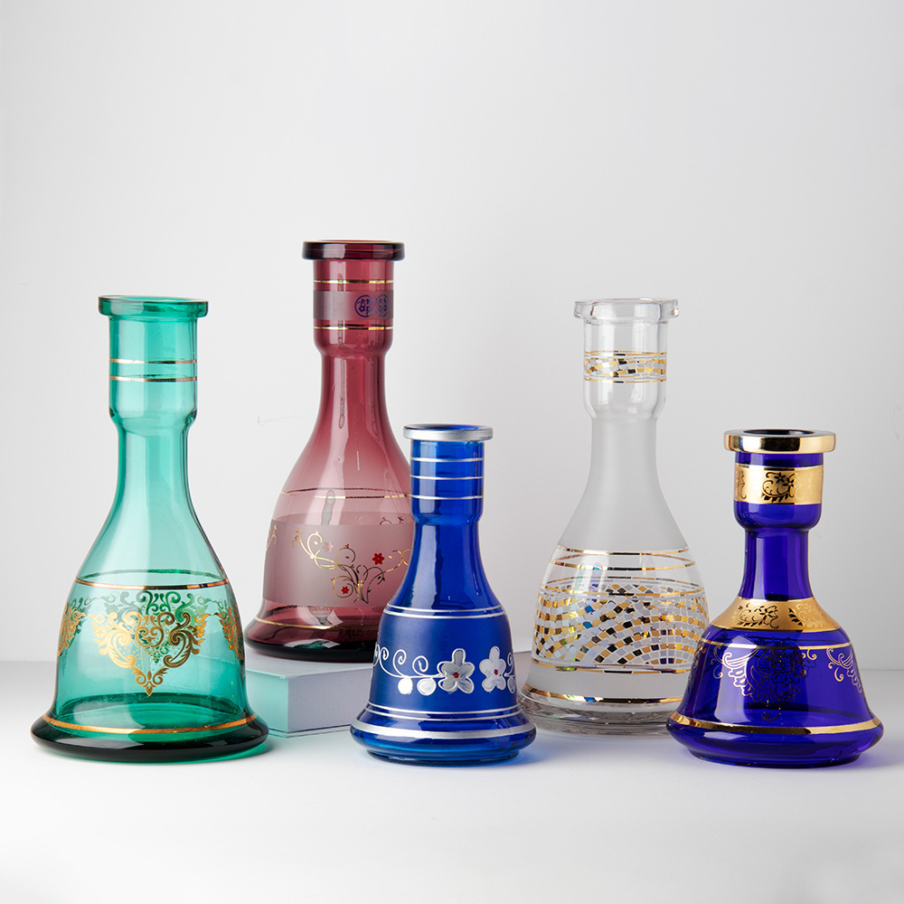 Hot Sale New Design Cheap Wholesale Portable Glass Tall Hookah Set With Everything