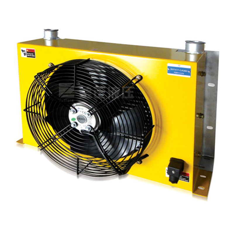 Top Quality With Electric Fan Standard Excavator Hydraulic Oil Cooler Radiator Hydraulic Air Cooled Heat Exchanger With Fan