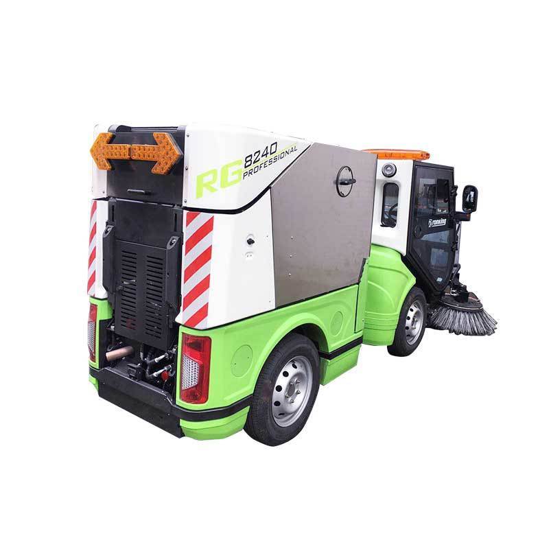 Cheap Four Wheel Steering Road Floor Sweeper Riding Cleaning Machine Walk Behind Battery Operated Road Sweeper