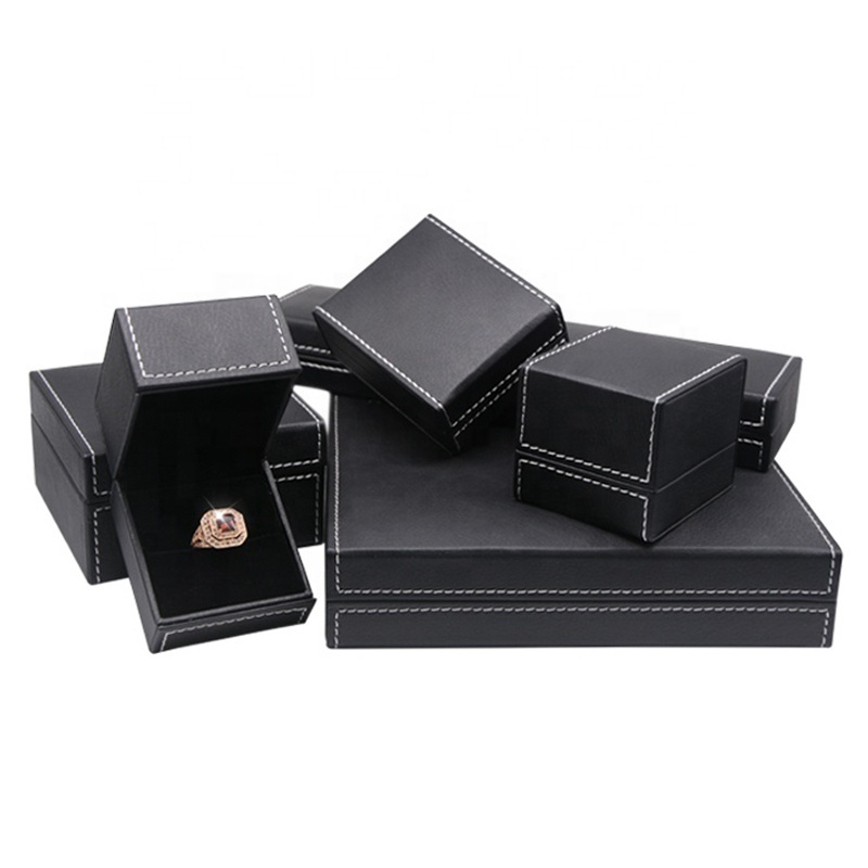 Wholesale Factory PU Leather Necklace Earring Set Jewelry Boxes