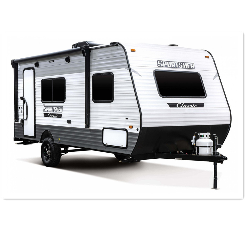 Low Price Mini camping trailers caravan off road solar panel caravan